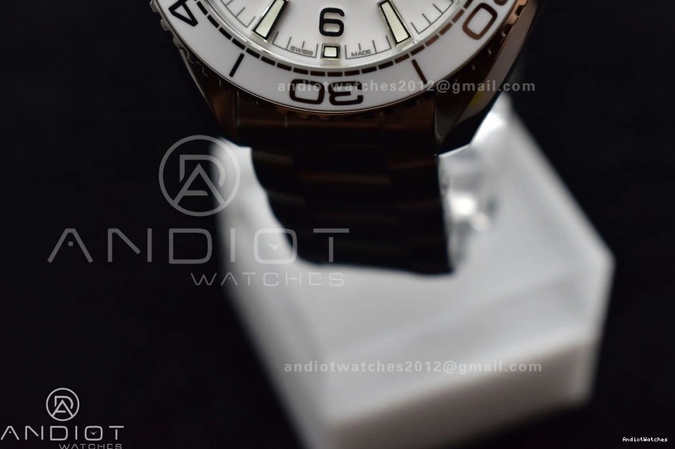 1:1 600m 39.5mm Factory Made Genuine 486 Ocean like White Seamaster Cozy VS Planet 0308